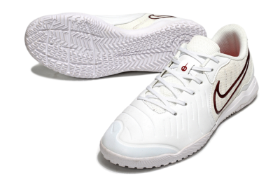 Nike Tiempo Legend 10 Academy IC Football Shoes - White/Red