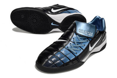 Nike Air Zoom Total 90 III IC Football Shoes - Black/Blue/White