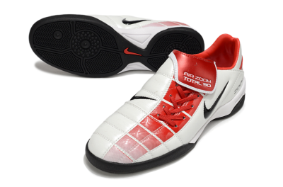 Nike Air Zoom Total 90 III IC Football Shoes - White/Red/Black