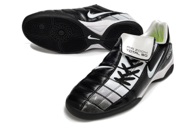Nike Air Zoom Total 90 III IC Football Shoes - Black/White