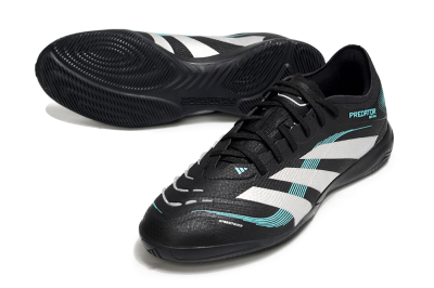 Adidas Predator 25 Elite IC Football Shoes - Black/White/Jade