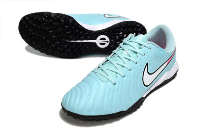 Nike Tiempo Legend 10 Academy TF Football Shoes - Jade/White/Pink