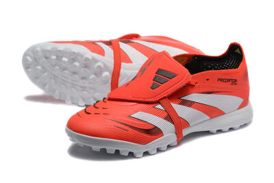 Adidas Predator 25 Elite Foldover Tongue TF Football Shoes - Red/White
