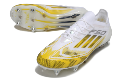 Adidas F50 Elite SG Football Boots - White/Yellow