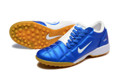 Nike Total 90 III TF Football Shoes - Blue/White/Brown