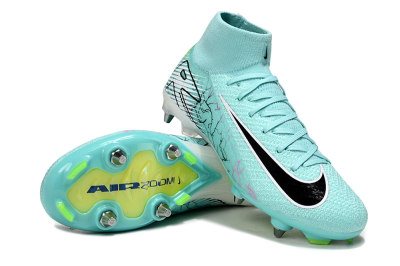 Nike Air Zoom Mercurial Superfly 10 Elite SG Football Boots - Jade/White/Black