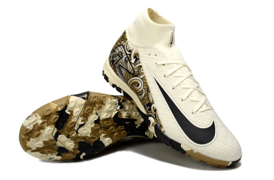 Nike Air Zoom Mercurial Superfly 10 Elite TF Football Shoes - Beige/Black/Brown