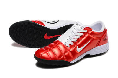 Nike Total 90 III TF Football Shoes - Red/White/Black