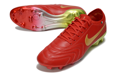 Nike Tiempo Legend 10 Elite FG Football Boots - Red/Gold/Yellow