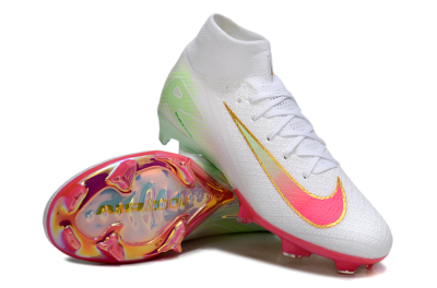 Nike Air Zoom Mercurial Superfly 10 Elite FG Football Boots - White/Red/Gold