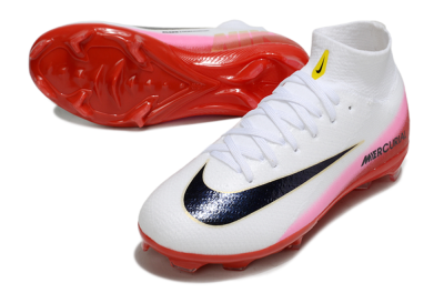 Nike Air Zoom Mercurial Superfly 10 Elite FG Football Boots - White/Black/Red