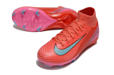 Nike Air Zoom Mercurial Superfly 10 Elite FG Football Boots - Red/Jade/Pink