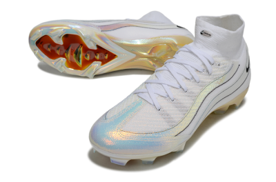 Nike Air Zoom Mercurial Superfly 10 Elite FG Football Boots - White/Beige/Black