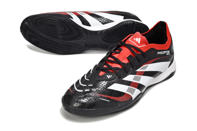 Adidas Predator 25 Elite IC Football Shoes - Black/White/Red