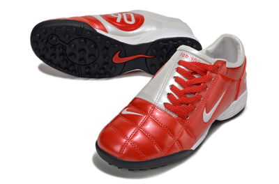 Nike Total 90 III TF Football Shoes - Red/White/Black
