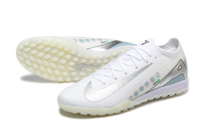 Nike Air Zoom Mercurial Vapor 16 Elite TF Football Shoes - Beige/Silver/White