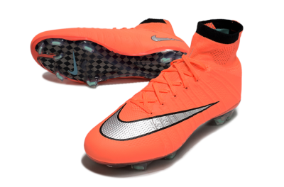Nike Mercurial Superfly 4 Elite FG Football Boots - Red/Silver/Black