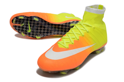 Nike Mercurial Superfly 4 Elite FG Football Boots - Yellow/White/Orange