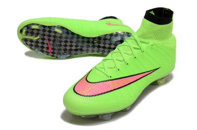 Nike Mercurial Superfly 4 Elite FG Football Boots - Yellow/Black/Pink