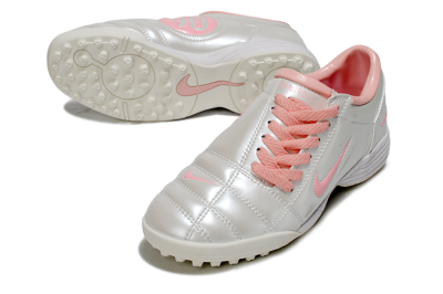 Nike Total 90 III TF Football Shoes - Beige/Pink/White
