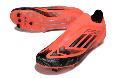 Adidas F50 Elite Laceless FG Football Boots - Red/Black/Silver