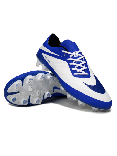 Nike Hypervenom Phantom FG Football Boots - White/Blue