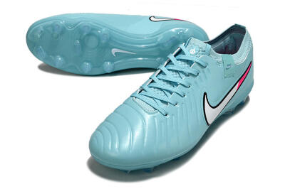 Nike Tiempo Legend 10 Elite FG Football Boots - Jade/White/Pink