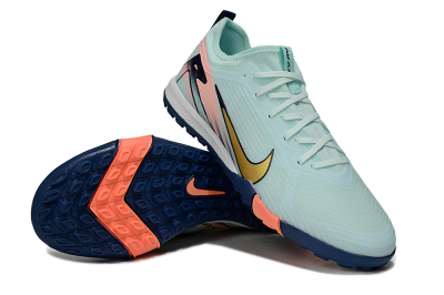 Nike Air Zoom Mercurial Vapor 16 Pro TF Football Shoes - Jade/Gold/Pink