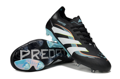 Adidas Predator 25 Elite FG Football Boots - Black/White/Jade