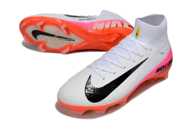 Nike Air Zoom Mercurial Superfly 10 Elite FG Football Boots - White/Black/Pink