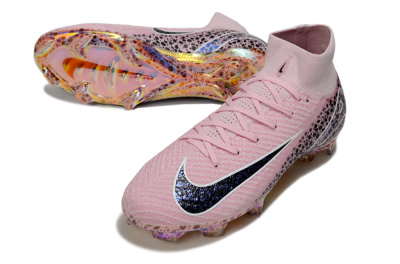 Nike Air Zoom Mercurial Superfly 10 Elite FG Football Boots - Pink/Black/White