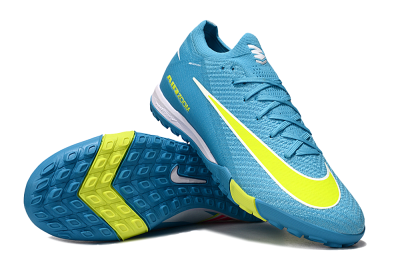 Nike Air Zoom Mercurial Vapor 16 Elite TF Football Shoes - Blue/Yellow/White