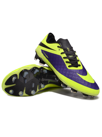 Nike Hypervenom Phantom FG Football Boots - Yellow/Purple/Black