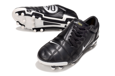 Nike Air Zoom Total 90 III FG Football Boots - Black/White/Yellow