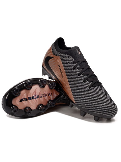 Nike Air Zoom Mercurial Vapor 16 Elite AG Football Boots - Black/White/Gold