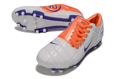 Nike Air Zoom Total 90 III FG Football Boots - White/Purple/Red