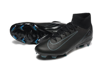 Nike Air Zoom Mercurial Superfly 10 Elite FG Football Boots - Black/Blue