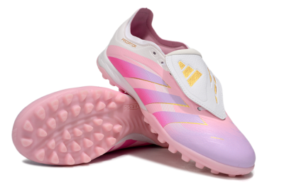 Adidas Predator Elite Foldover Tongue TF Football Shoes - Pink/Purple/Gold