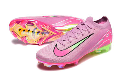 Nike Air Zoom Mercurial Vapor 16 Elite FG Football Boots - Pink/Yellow/White