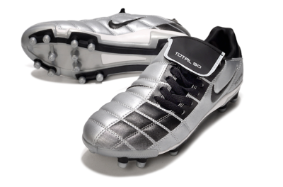 Nike Total 90 III FG Football Boots - Black/Silver/White