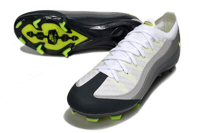 Nike Air Zoom Mercurial Vapor 16 Elite FG Football Boots - White/Grey/Black