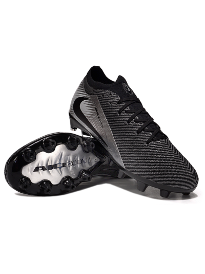 Nike Air Zoom Mercurial Vapor 16 Elite AG Football Boots - Black/Grey/Silver