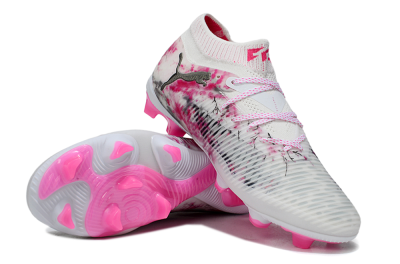 Puma Future 8 Ultimate FG Football Boots - White/Black/Red