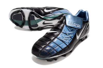 Nike Air Zoom Total 90 III FG Football Boots - Black/Blue/White