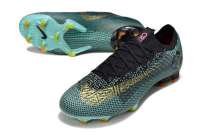 Nike Mercurial Vapor 12 Elite FG Football Boots - Jade/Gold/Black