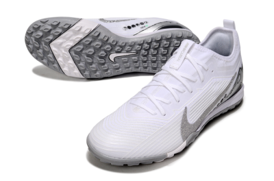 Nike Air Zoom Mercurial Vapor 16 Pro TF Football Shoes - White/Silver/Black