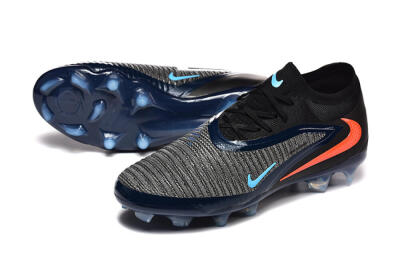 Nike Phantom 6 Low Elite FG Football Boots - Black/Blue/Red