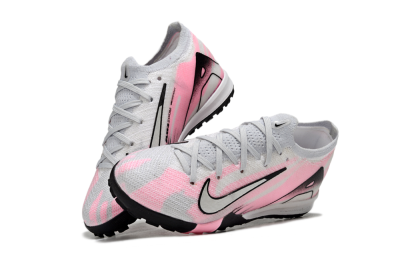 Nike Air Zoom Mercurial Vapor 16 Elite TF Football Shoes - Grey/Silver/Pink