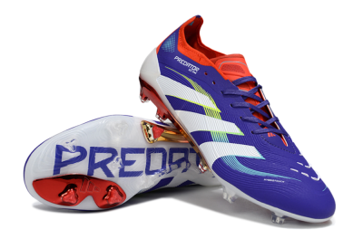 Adidas Predator 25 Elite FG Football Boots - Blue/White/Red