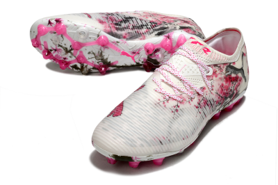 Puma Future 8 Ultimate MG Football Boots - Beige/Black/Pink